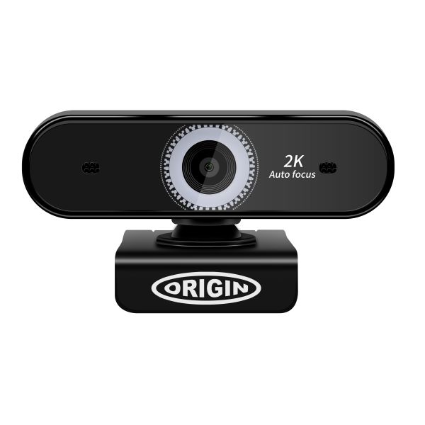 Origin Storage OS-USB-2KWEBCAM webcam 5 MP 2592 x 1944 Pixels USB 2.0 Zwart (OS-USB-2KWEBCAM)