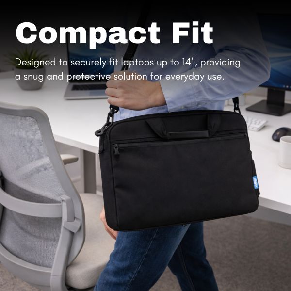Origin Storage OSLB14 laptoptas 35,6 cm (14") Tas met bovensluiting Zwart (OSLB14)