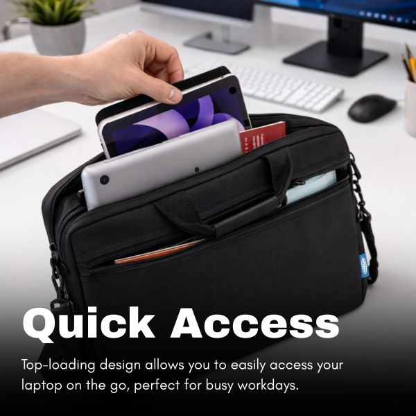 Origin Storage OSLB14 laptoptas 35,6 cm (14") Tas met bovensluiting Zwart (OSLB14)