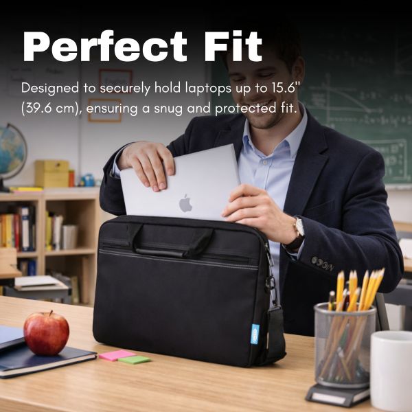 Origin Storage OSLB15 laptoptas 39,6 cm (15.6") Tas met bovensluiting Zwart (OSLB15)