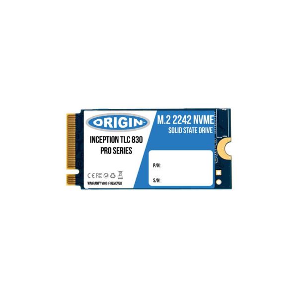 Origin Storage OTLC2563DNVMEM.2/42 internal solid state drive 256 GB M.2 PCI Express 4.0 NVMe 3D TLC (OTLC2563DNVMEM.2/42)