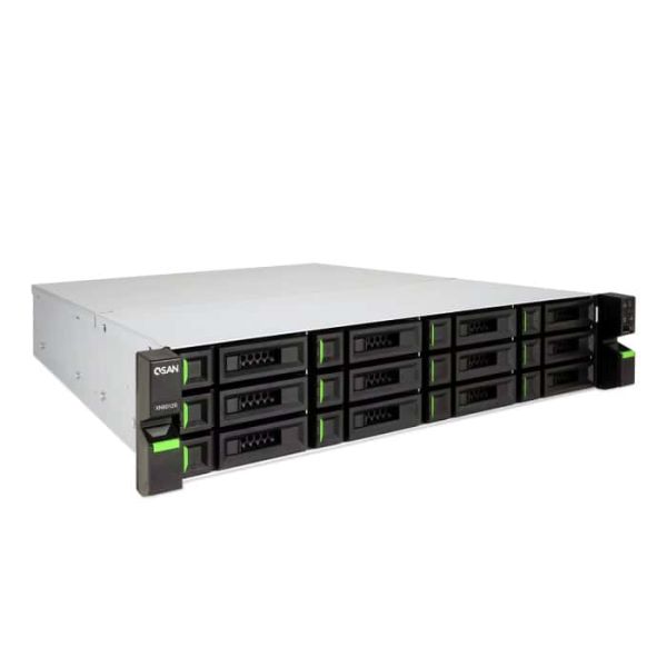 Origin Storage XN5012RE/144TB data-opslag-server NAS Rack (2U) Intel® Celeron® G3930 8 GB DDR4 HDD QNAP Storage Manager Zwart, Metallic (XN5012RE/144TB) Origin Storage XN5012RE/144TB data-opslag-server NAS Rack (2U) Intel® Celeron® G3930 8 GB DDR4 HDD QNAP Storage Manager Zwart, Metallic (XN5012RE/144TB)