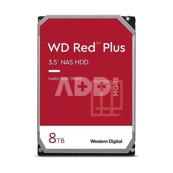 QNAP WD HDD Red Plus SATA III 3.5-inch 8TB WD (72113800-6050600-000-RS)