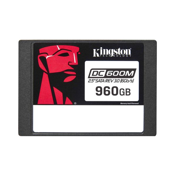 Kingston Technology 960G DC600M (gemengd gebruik) 2,5 inch Enterprise SATA SSD (79700-G96001KS05-RS)