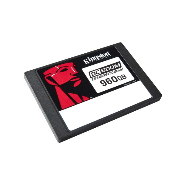 Kingston Technology 960G DC600M (gemengd gebruik) 2,5 inch Enterprise SATA SSD (79700-G96001KS05-RS)