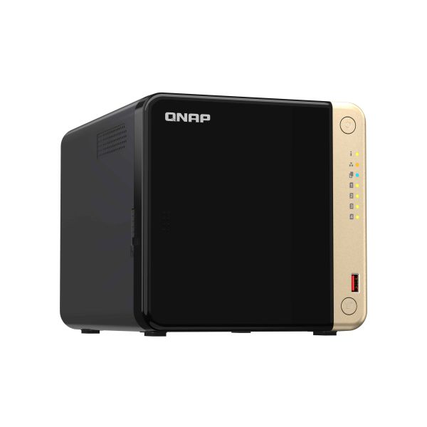 QNAP TS-464-4G data-opslag-server NAS Tower Intel® Celeron® 4 GB DDR4 0 TB QNAP QTS Zwart (TS-464-4G) QNAP TS-464-4G data-opslag-server NAS Tower Intel® Celeron® 4 GB DDR4 0 TB QNAP QTS Zwart (TS-464-4G)