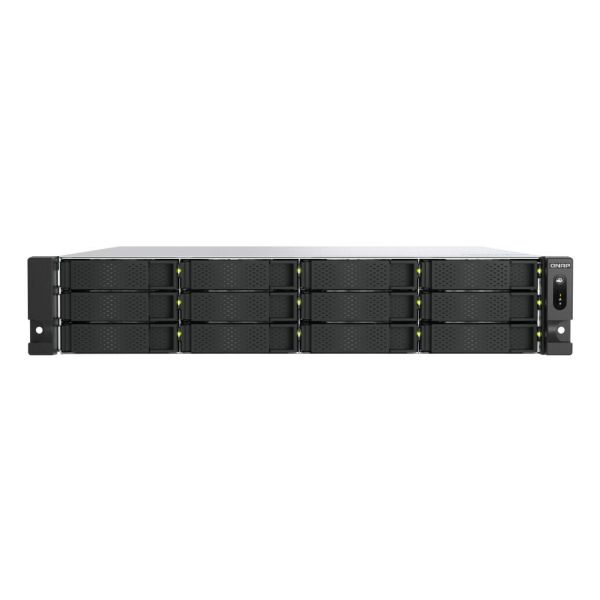 QNAP TS-H1277AXU-RP NAS Rack (2U) AMD Ryzen™ 5 16 GB DDR5 0 TB QuTS hero Zwart (TSH1277AXURPR516G)