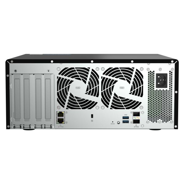 QNAP TS-h1290FX NAS Tower EPYC 7302P 128 GB DDR4 0 TB QuTS hero Zwart