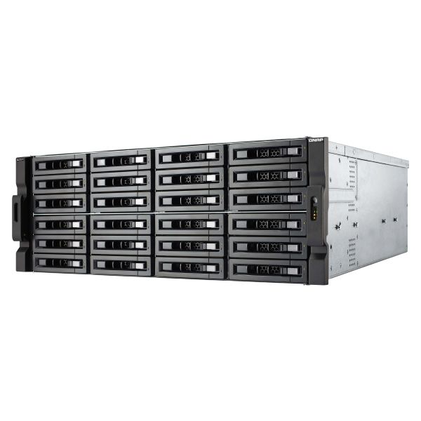 QNAP TS-h2483XU-RP NAS Rack (4U) Intel Xeon E E-2236 128 GB DDR4 0 TB QuTS hero Zwart (TSH2483XURPE2236128G) QNAP TS-h2483XU-RP NAS Rack (4U) Intel Xeon E E-2236 128 GB DDR4 0 TB QuTS hero Zwart (TSH2483XURPE2236128G)