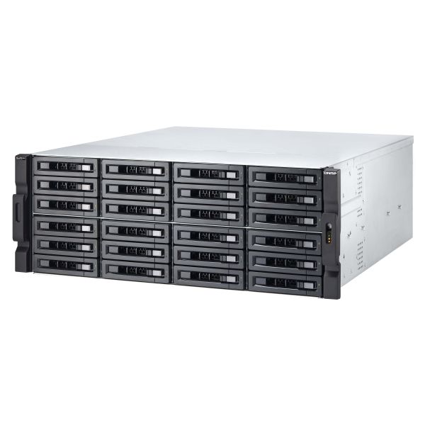 QNAP TS-h2483XU-RP NAS Rack (4U) Intel Xeon E E-2236 128 GB DDR4 0 TB QuTS hero Zwart (TSH2483XURPE2236128G) QNAP TS-h2483XU-RP NAS Rack (4U) Intel Xeon E E-2236 128 GB DDR4 0 TB QuTS hero Zwart (TSH2483XURPE2236128G)