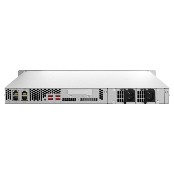 QNAP TS-h987XU-RP NAS Rack (1U) Intel Xeon E E-2334 16 GB DDR4 QuTS hero Zwart, Zilver (TSH987XURPE233416G)