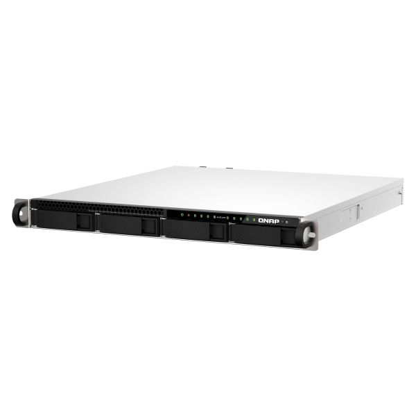 QNAP TS-h987XU-RP NAS Rack (1U) Intel Xeon E E-2334 16 GB DDR4 QuTS hero Zwart, Zilver (TSH987XURPE233416G)