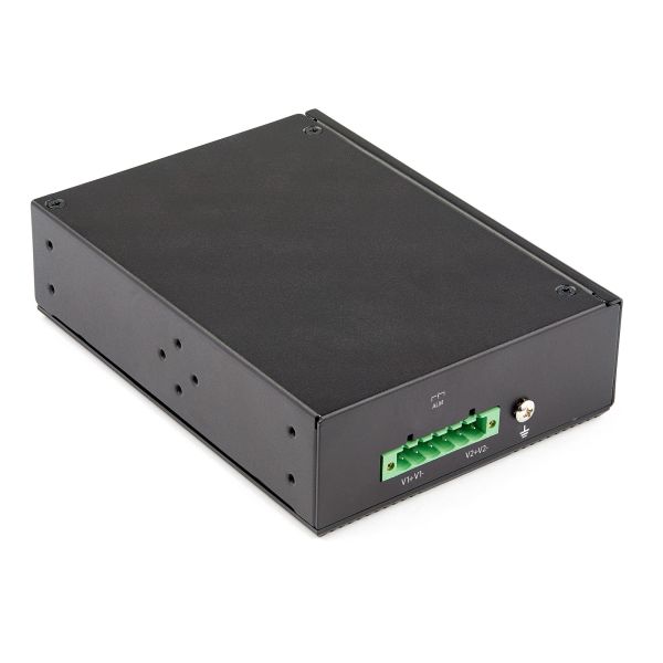 StarTech.com Industrial 8 Port Gigabit PoE Switch - 30W - Power Over Ethernet Switch - GbE PoE+ Unmanaged Switch - Rugged High Power Gigabit Netwerk Switch IP-30/ -40 C - 75 C (IESC1G80UP)