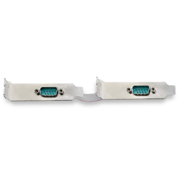 StarTech.com 2 Port PCI Express RS232 Seriële Kaart, PCIe RS232 Serial Host Controller Kaart, PCIe naar Serial DB9 Adapter Kaart, 16950 UART, Low Profile Uitbreidingskaart, Windows & Linux (PEX2S953LP) StarTech.com 2 Port PCI Express RS232 Seriële Kaart, PCIe RS232 Serial Host Controller Kaart, PCIe naar Serial DB9 Adapter Kaart, 16950 UART, Low Profile Uitbreidingskaart, Windows & Linux (PEX2S953LP)