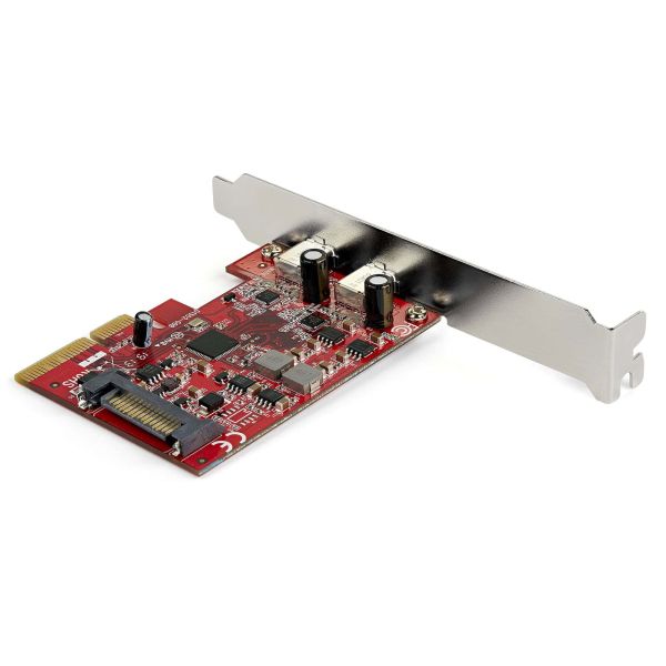 StarTech.com 2-poorts PCIe USB 3.1 kaart - 2x USB-C - USB 3.2 Gen 2 - tot 10 Gbps (PEXUSB312C3) StarTech.com 2-poorts PCIe USB 3.1 kaart - 2x USB-C - USB 3.2 Gen 2 - tot 10 Gbps (PEXUSB312C3)