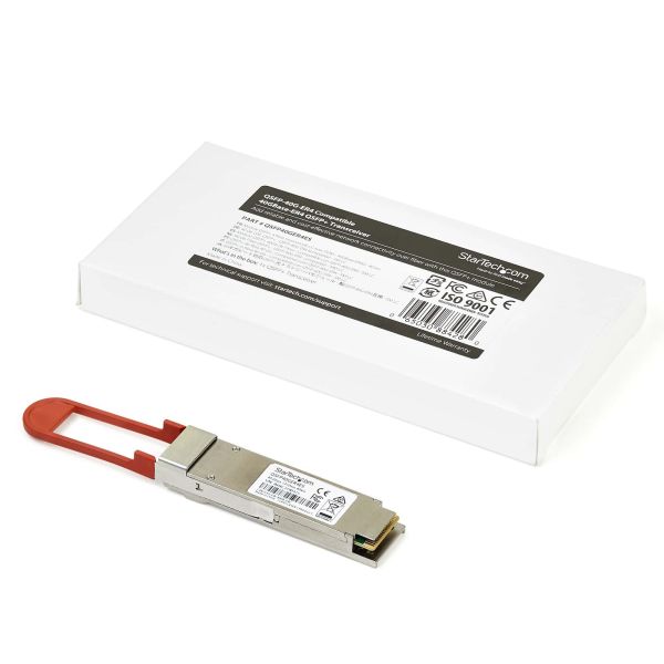StarTech.com Dell EMC 3CSFP91 Compatibele QSFP+ Module - 40GBASE-ER4 - Single Mode Fiber (SMF) - 40GE Gigabit Ethernet QSFP+ - LC 40 km - 1270nm to 1330nm - DDM