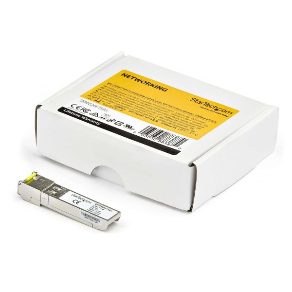 StarTech.com Juniper SFP-GE10KT13R14 compatibel SFP - 1000BASE-BX10-U glasvezel optische transceiver - 10 km
