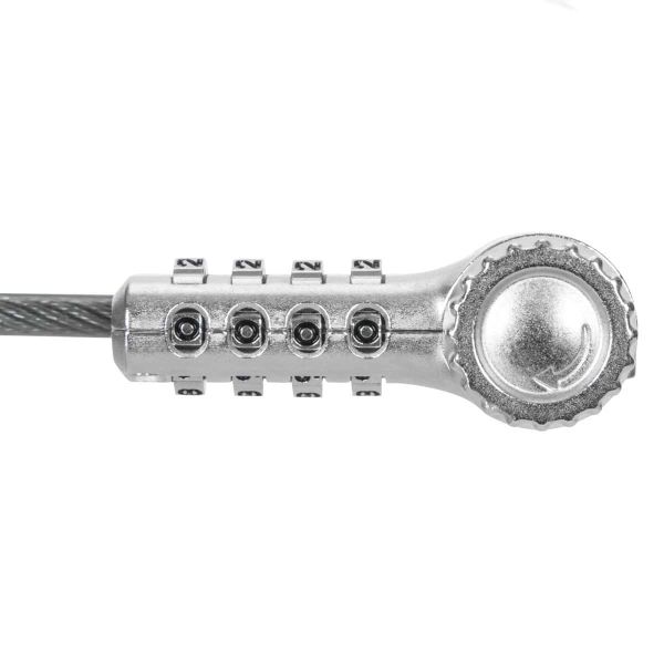 Targus ASP96RGL kabelslot Zilver 2 m (ASP96RGL)