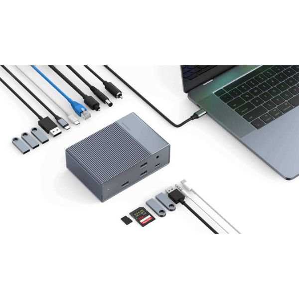 Targus HyperDrive GEN2 Thunderbolt 3 40000 Mbit/s Grijs (HDG2TB314-EU)