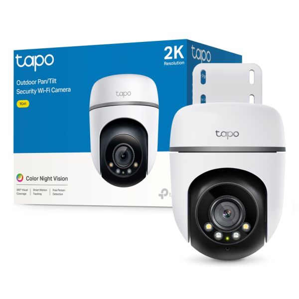 TP-Link Tapo TC41 V2 Bolvormig IP-beveiligingscamera Binnen & buiten 2304 x 1296 Pixels Plafond/muur/paal (TC41)