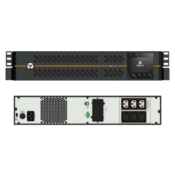 Vertiv EDGELI-1500IRT2U UPS Line-interactive 1,5 kVA 1350 W 6 AC-uitgang(en) (EDGELI-1500IRT2U)