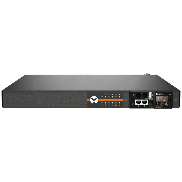Vertiv Geist MGU3E1R5-12CF13-2PS56B2H10-S energiedistributie 12 AC-uitgang(en) 0U Zwart (GU30200)