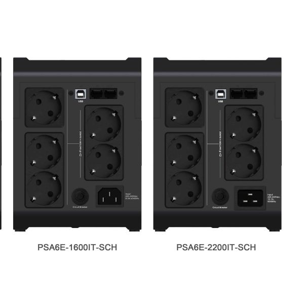Vertiv PSA6E-1600IT-SCH UPS Line-interactive 1,6 kVA 925 W 5 AC-uitgang(en) (PSA6E-1600IT-SCH) Vertiv PSA6E-1600IT-SCH UPS Line-interactive 1,6 kVA 925 W 5 AC-uitgang(en) (PSA6E-1600IT-SCH)