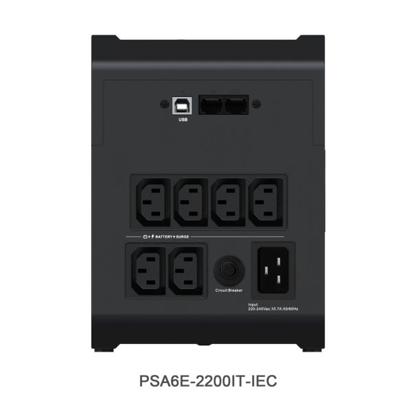 Vertiv PSA6E-2200IT-IEC UPS Line-interactive 2,2 kVA 1225 W 6 AC-uitgang(en) (PSA6E-2200IT-IEC) Vertiv PSA6E-2200IT-IEC UPS Line-interactive 2,2 kVA 1225 W 6 AC-uitgang(en) (PSA6E-2200IT-IEC)