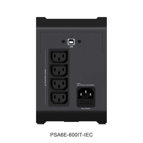 Vertiv PSA6E-600IT-IEC UPS Line-interactive 0,6 kVA 315 W 4 AC-uitgang(en) (PSA6E-600IT-IEC) Vertiv PSA6E-600IT-IEC UPS Line-interactive 0,6 kVA 315 W 4 AC-uitgang(en) (PSA6E-600IT-IEC)