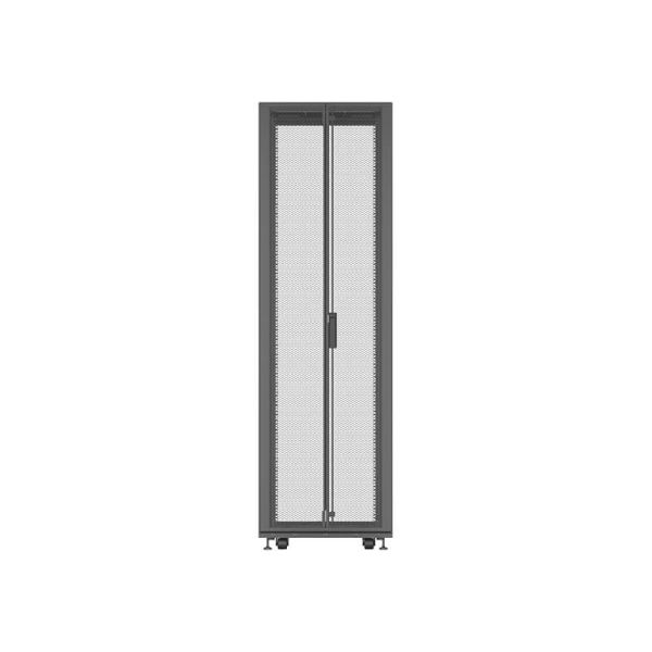 Vertiv VR3100SP rack 42U Vrijstaande rek Zwart, Transparant (VR3100SP)