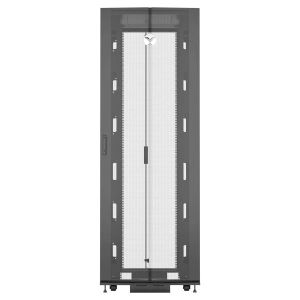 Vertiv VR3157 rack 48U Vrijstaande rek Zwart, Transparant (VR3157)