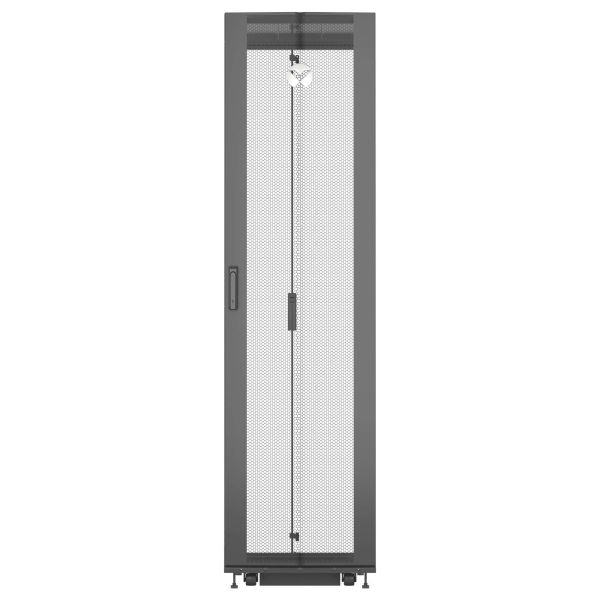 Vertiv VR3307 rack 48U Vrijstaande rek Zwart, Transparant (VR3307)