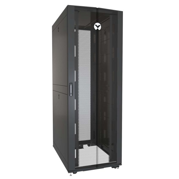 Vertiv VR3357 rack 48U Vrijstaande rek Zwart, Transparant (VR3357)