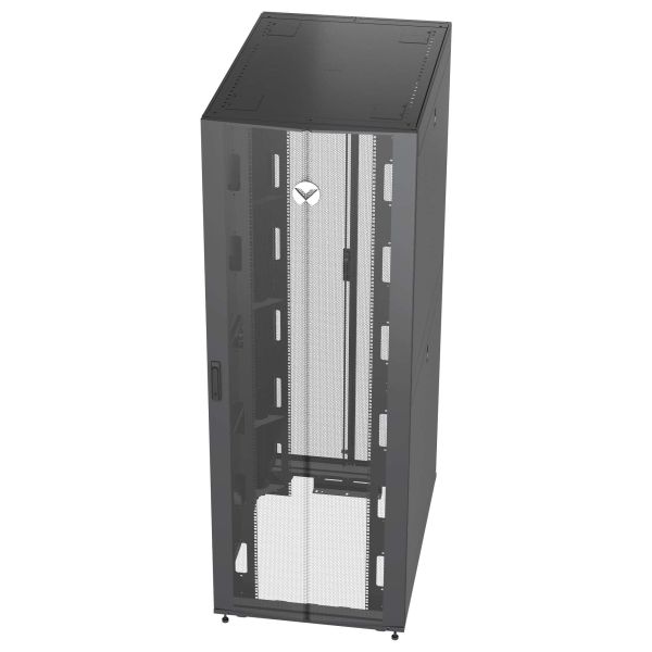 Vertiv VR3357 rack 48U Vrijstaande rek Zwart, Transparant (VR3357) Vertiv VR3357 rack 48U Vrijstaande rek Zwart, Transparant (VR3357)