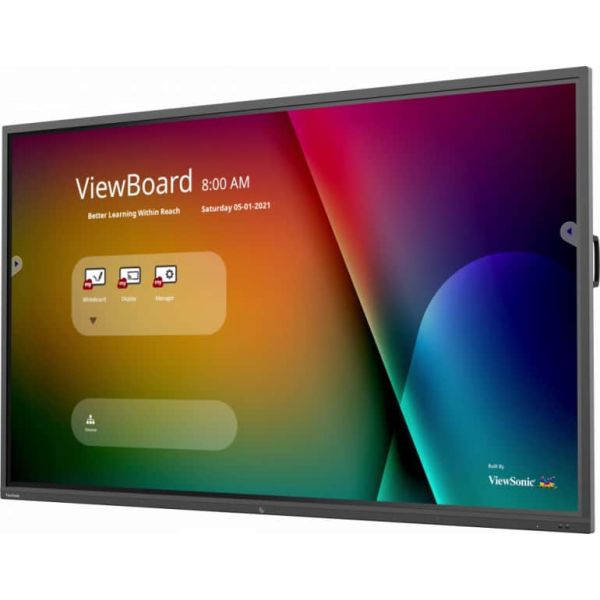 Viewsonic IFP9850-4 beeldkrant Interactief flatscreen 2,49 m (98") LCD Wifi 350 cd/m² 4K Ultra HD Zwart Touchscreen Type processor Android 9 (IFP9850-4)