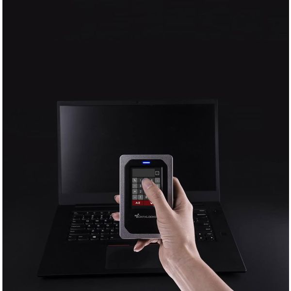 DataLocker DL4 FE externe harde schijf 500 GB Aluminium, Zwart (DL4-500GB-FE)