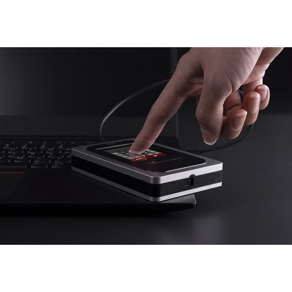 DataLocker DL4 FE externe harde schijf 500 GB Aluminium, Zwart (DL4-500GB-FE)