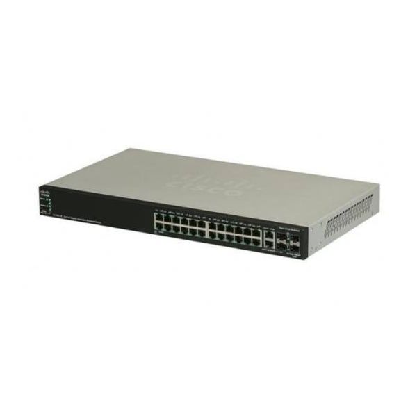 Cisco SG500-28 Ethernet Switch- 24 (SG500-28-K9-RFB)