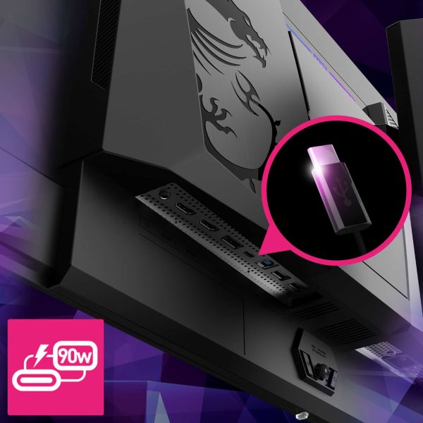 MSI MPG 321URXDE QD-OLED computer monitor 80 cm (31.5") 3840 x 2160 Pixels 4K Ultra HD Zwart (9S6-3DD29A-056) MSI MPG 321URXDE QD-OLED computer monitor 80 cm (31.5") 3840 x 2160 Pixels 4K Ultra HD Zwart (9S6-3DD29A-056)