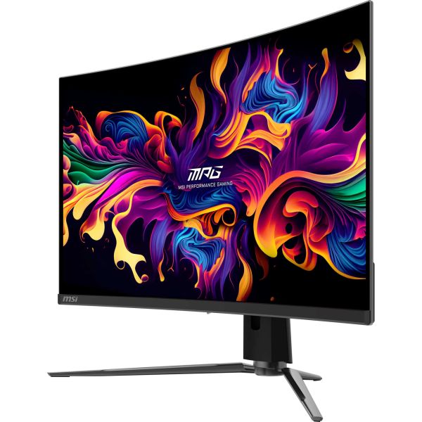 MSI MPG 321CURXDE QD-OLED computer monitor 80 cm (31.5") 3840 x 2160 Pixels 4K Ultra HD Zwart (9S6-3DD64T-005) MSI MPG 321CURXDE QD-OLED computer monitor 80 cm (31.5") 3840 x 2160 Pixels 4K Ultra HD Zwart (9S6-3DD64T-005)