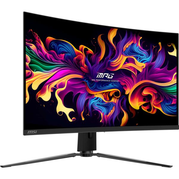 MSI MPG 321CURXDE QD-OLED computer monitor 80 cm (31.5") 3840 x 2160 Pixels 4K Ultra HD Zwart (9S6-3DD64T-005) MSI MPG 321CURXDE QD-OLED computer monitor 80 cm (31.5") 3840 x 2160 Pixels 4K Ultra HD Zwart (9S6-3DD64T-005)