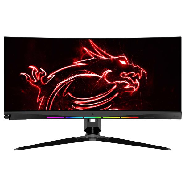 MSI Optix MEG381CQR PLUS computer monitor 95,2 cm (37.5") 3840 x 1600 Pixels UltraWide Quad HD+ LCD Zwart (OPTIX MEG381CQR PLUS) MSI Optix MEG381CQR PLUS computer monitor 95,2 cm (37.5") 3840 x 1600 Pixels UltraWide Quad HD+ LCD Zwart (OPTIX MEG381CQR PLUS)