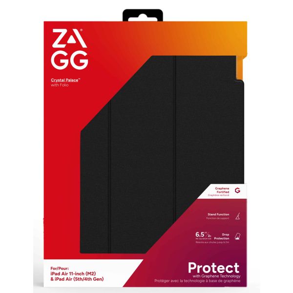 ZAGG Crystal Palace Folio 27,9 cm (11") Folioblad Transparant (702314333)
