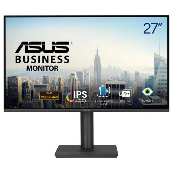 ASUS BE27AQ computer monitor 68,6 cm (27") 2560 x 1440 Pixels Quad HD LCD Zwart (90LM03I1-B01171)