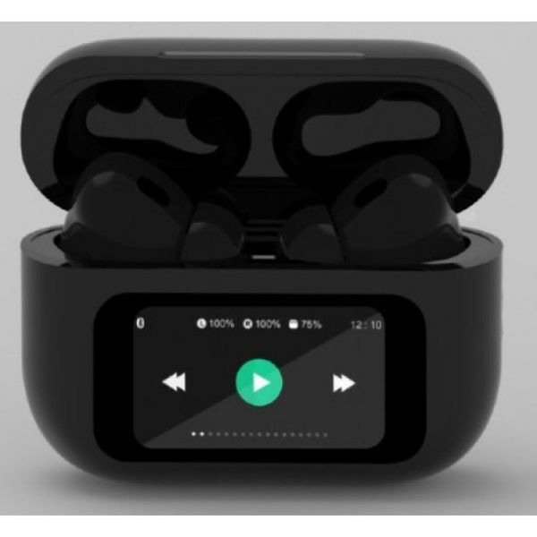Gembird TWS-LCD-ANC-01-BK In-ear headphones Bluetooth stereo black HiFi (TWS-LCD-ANC-01-BK)