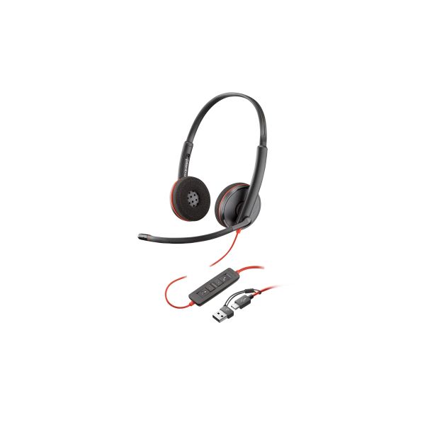 HP Plantronics Blackwire C3210 USB-A Headset (209744-101)
