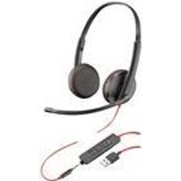 HP Poly Poly Blackwire 3225 - 3200 Series - Headset - On-Ear - kabelgebunden - USB, 3,5 mm Stecker (209747-22) (209747-22)