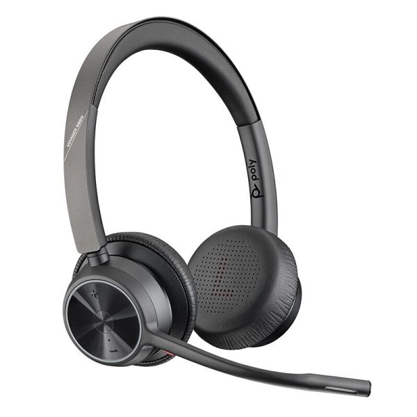 HP Poly Poly Voyager 4300 UC Series 4310 - Headset - On-Ear - Bluetooth - kabellos - USB-A - Zoom Certified (218471-01) (218471-01)
