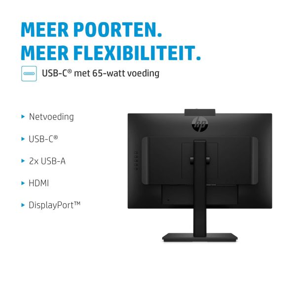 HP M24m computer monitor 60,5 cm (23.8") 1920 x 1080 Pixels Full HD Zwart (678U5AA#ABB)
