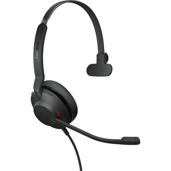 Jabra Evolve2 30, UC mono, wired, office call centre, 20 - 20000 Hz, 92 g, headphones, black (23089-889-979)